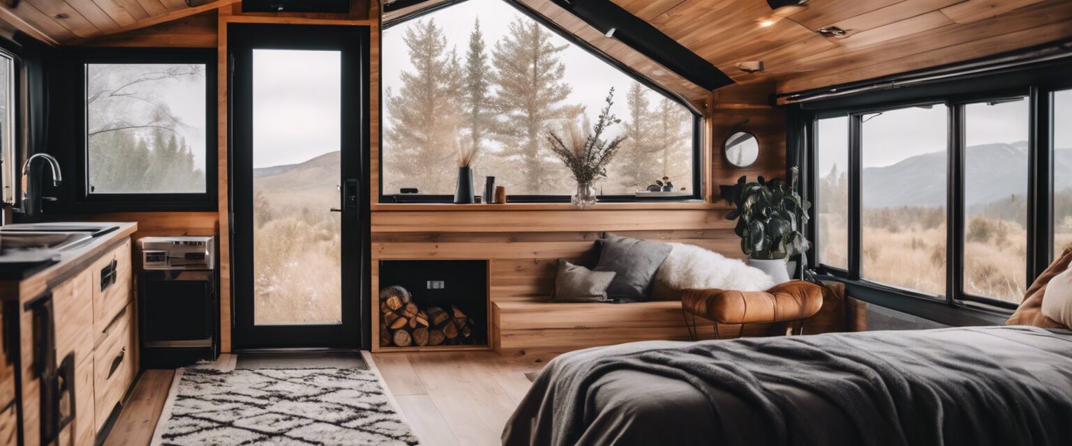Luxury tiny house interior